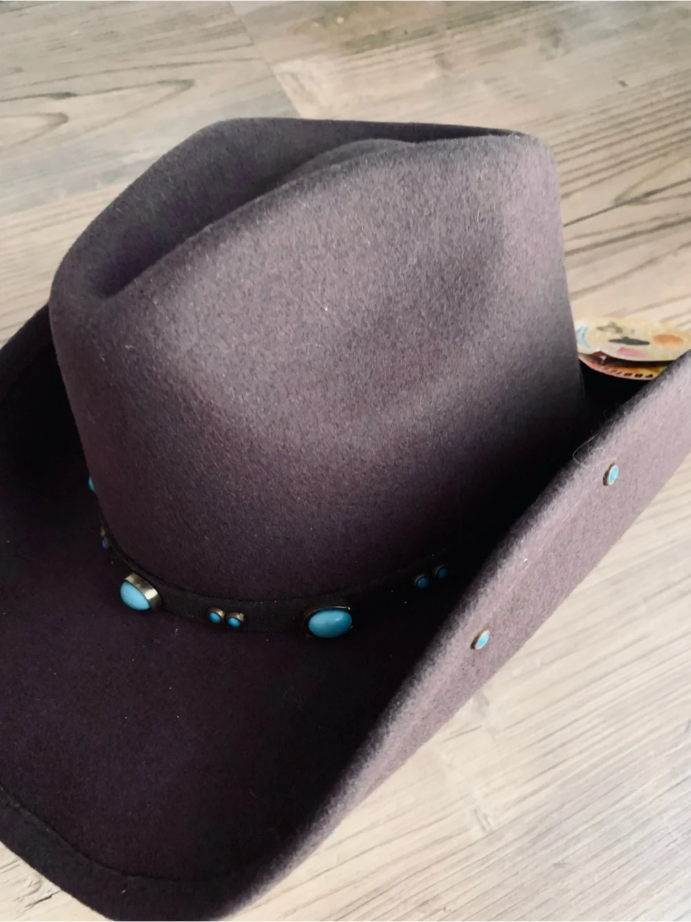 Bullhide Omaha Kids Wool Felt Cowboy Hat Chocolate Sz M, 0866CH